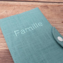 Protège livret de famille personnalisé brodé