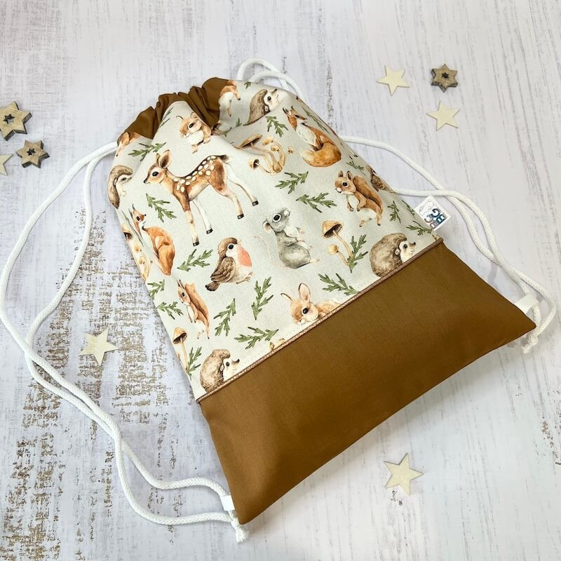 Sac à dos / pochon personnalisé "Forêt"